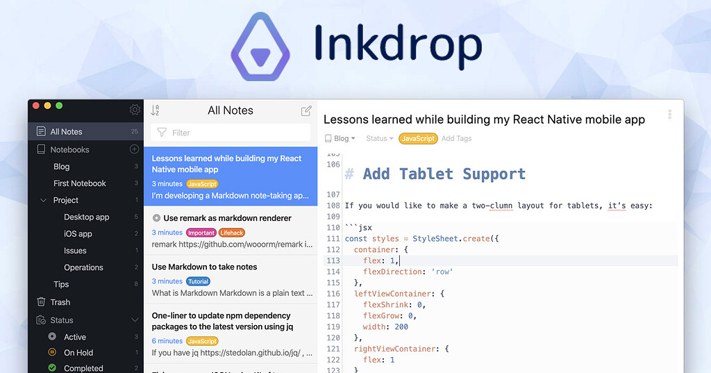 Inkdrop mobile v5 is now officially available 🥳 - Announcements ...