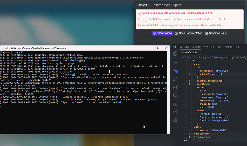  Clipper not working 💁🏻‍♂️Support Inkdrop Forum
