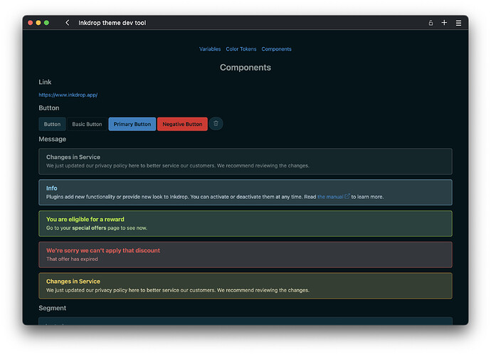 Component preview