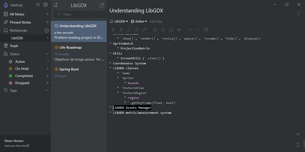 Backtick removes word and then inserted; Selecting first lines scroll ...